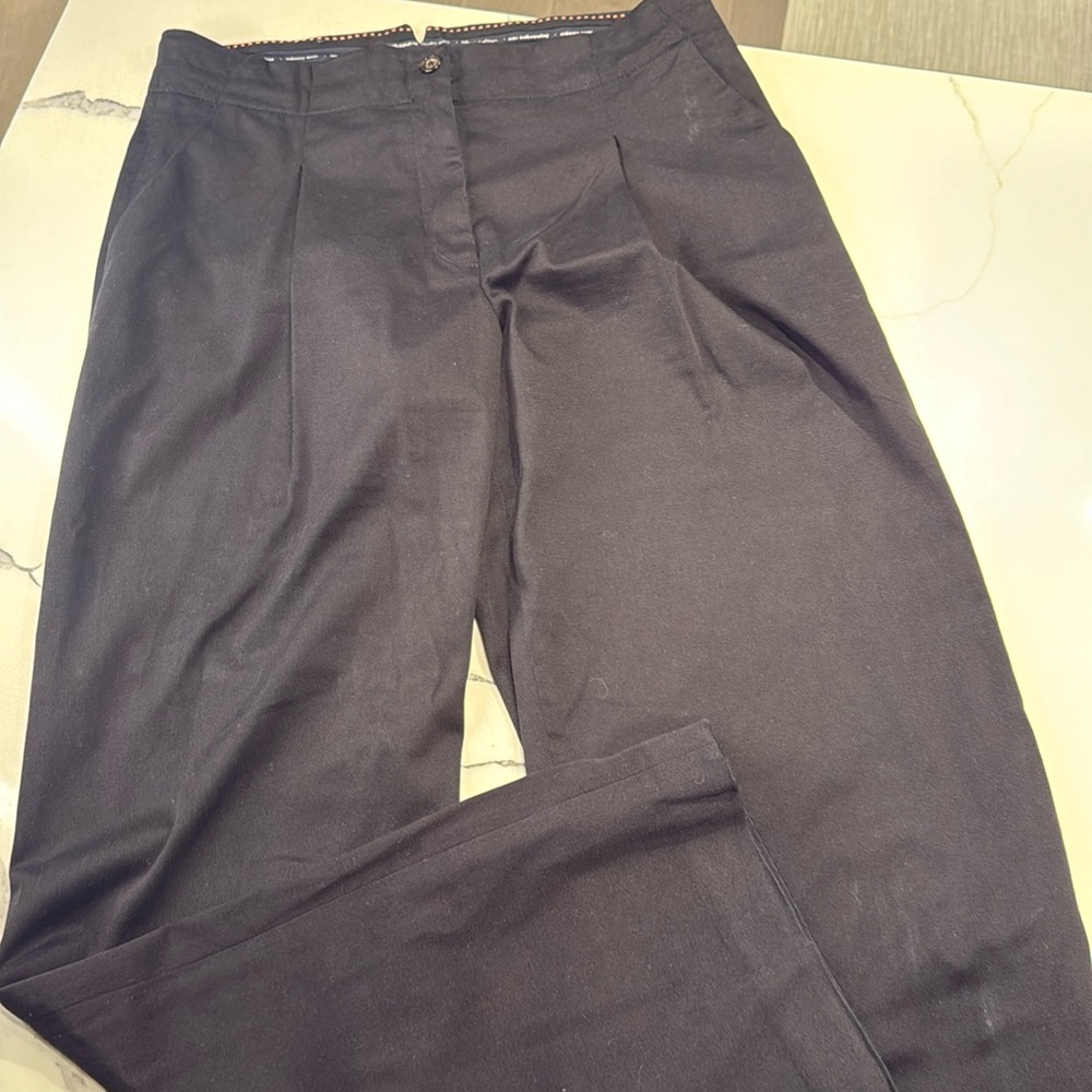 Anthropologie Wide Leg Twill Pants - Large